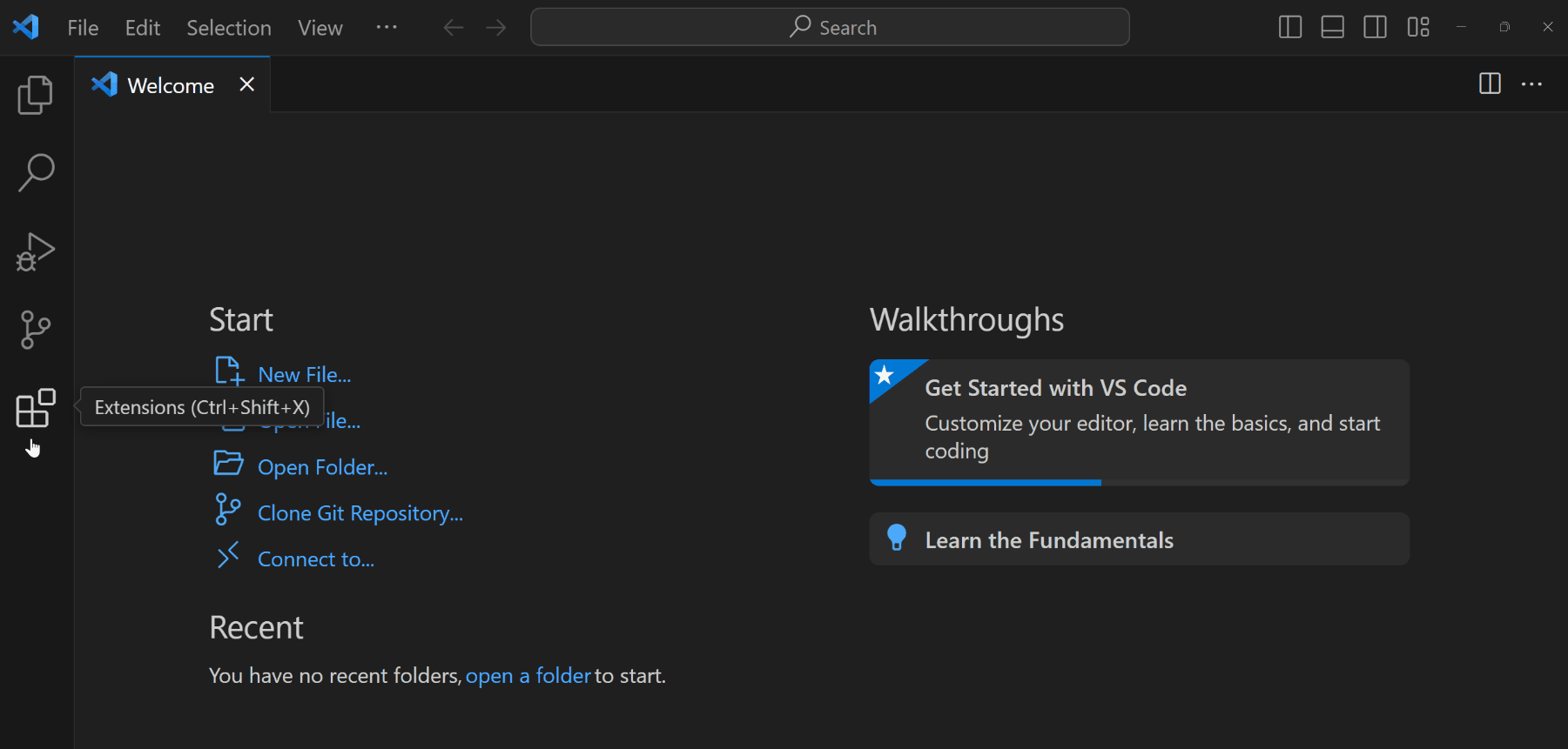Screenshot do VS Code com extensão Python